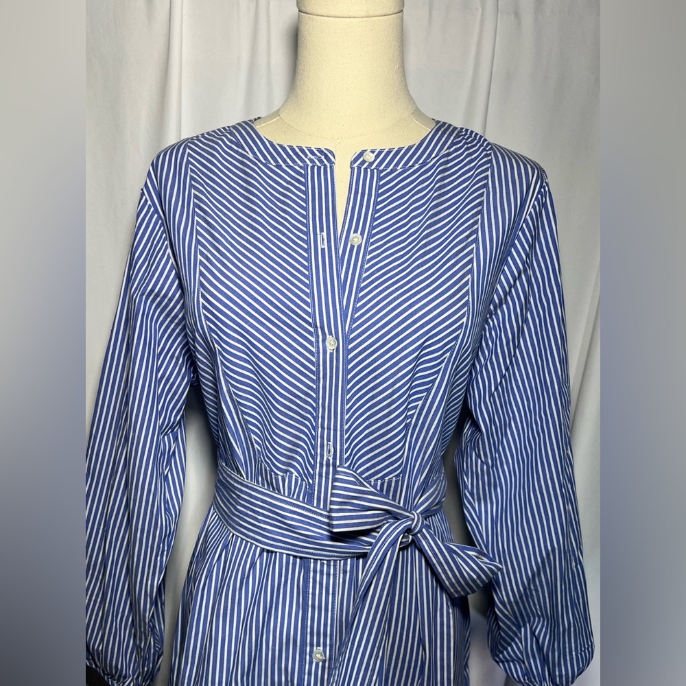 JMcLAUGHLIN Korinne Stripe Dress | L - Picture 6 of 11